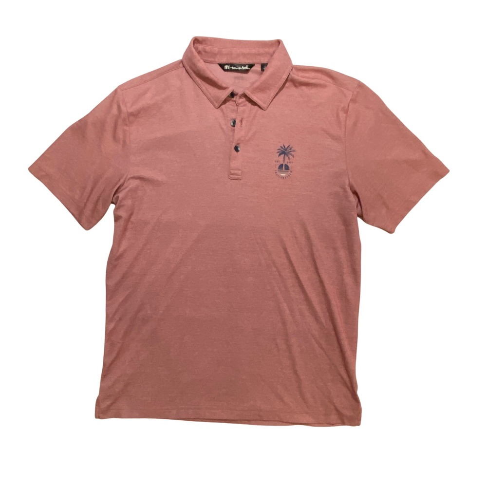 Travis Mathew Mens Polo Shirt Short Sleeve Casual‎ Golf Size L